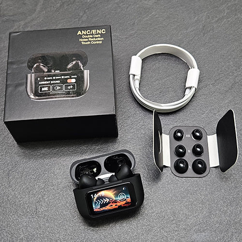 Airpods Pro2 With Screen Display ANC / ENC In Black