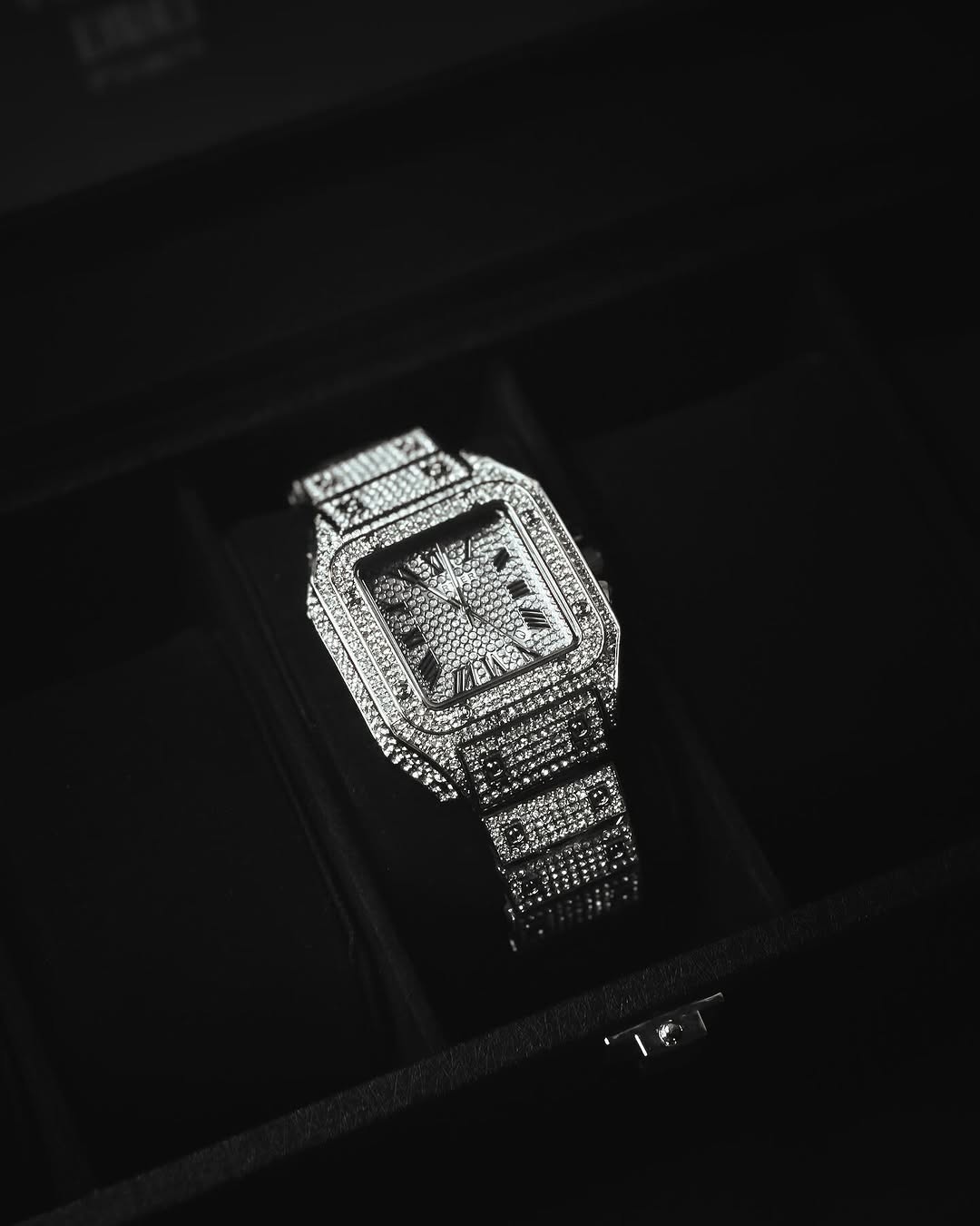 Original cartier Iced out watch (186 grams)