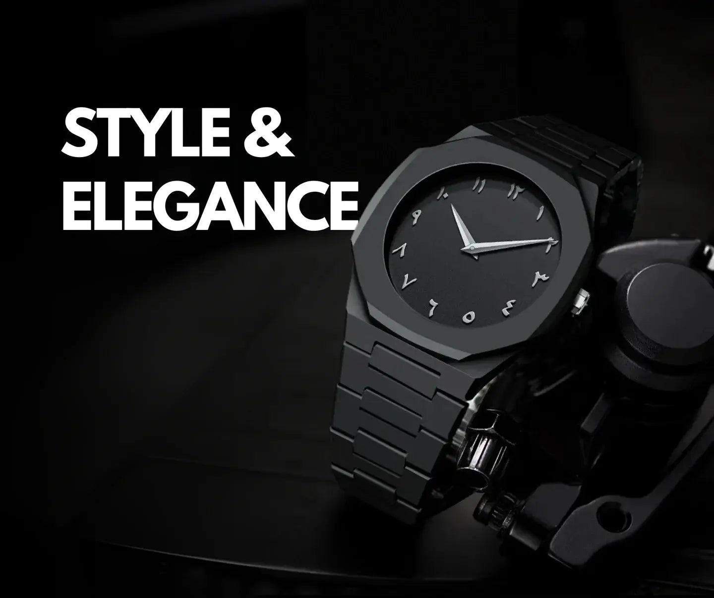 Arabic AURA WATCH - Black Edition