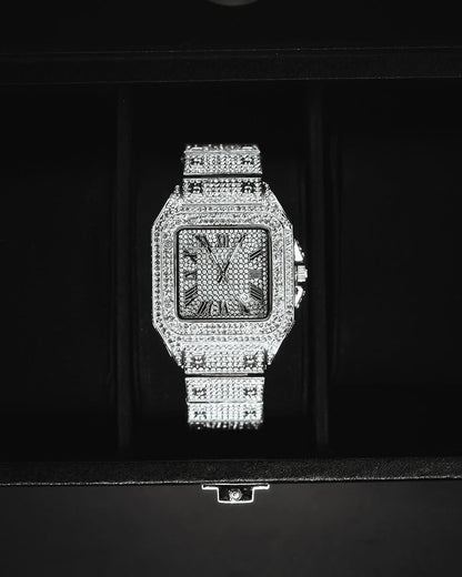 Original cartier Iced out watch (186 grams)