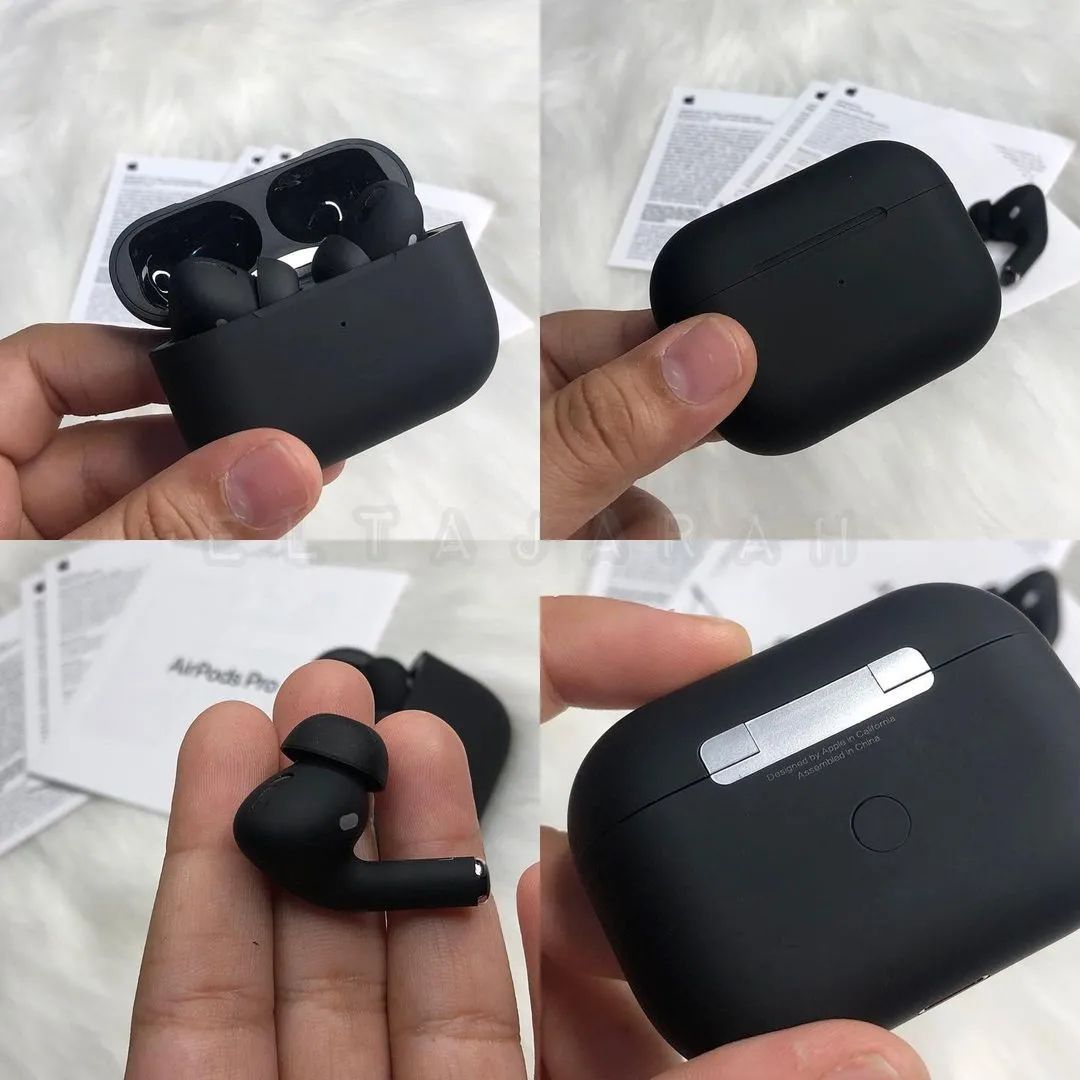 Latest AirPods Pro 2nd Generation Titanium Black Buzzer Edition